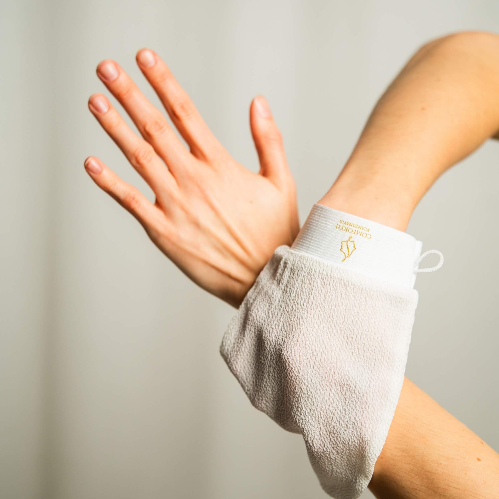 Comforth Glow Gloves - Eksfolierende hanske
