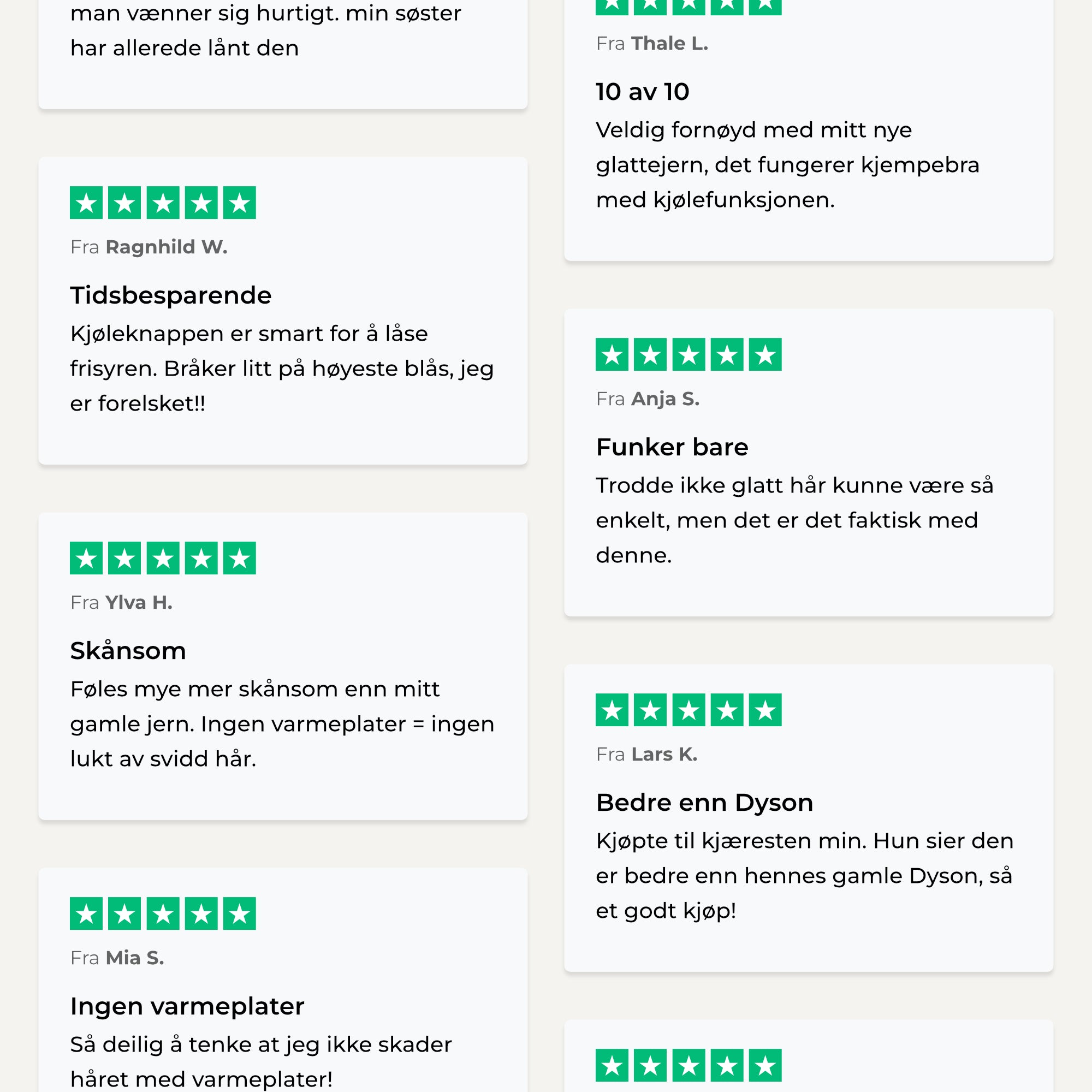 Comforth AeroStraight™ - Luftrettetang