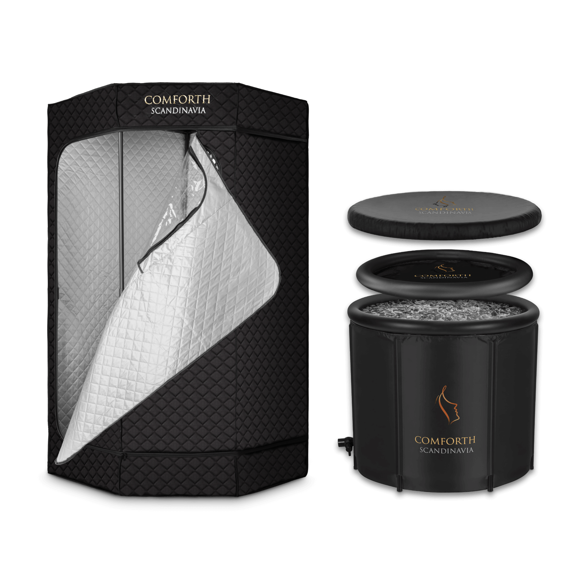 Comforth-pakke med Isbad + Dampbadstue