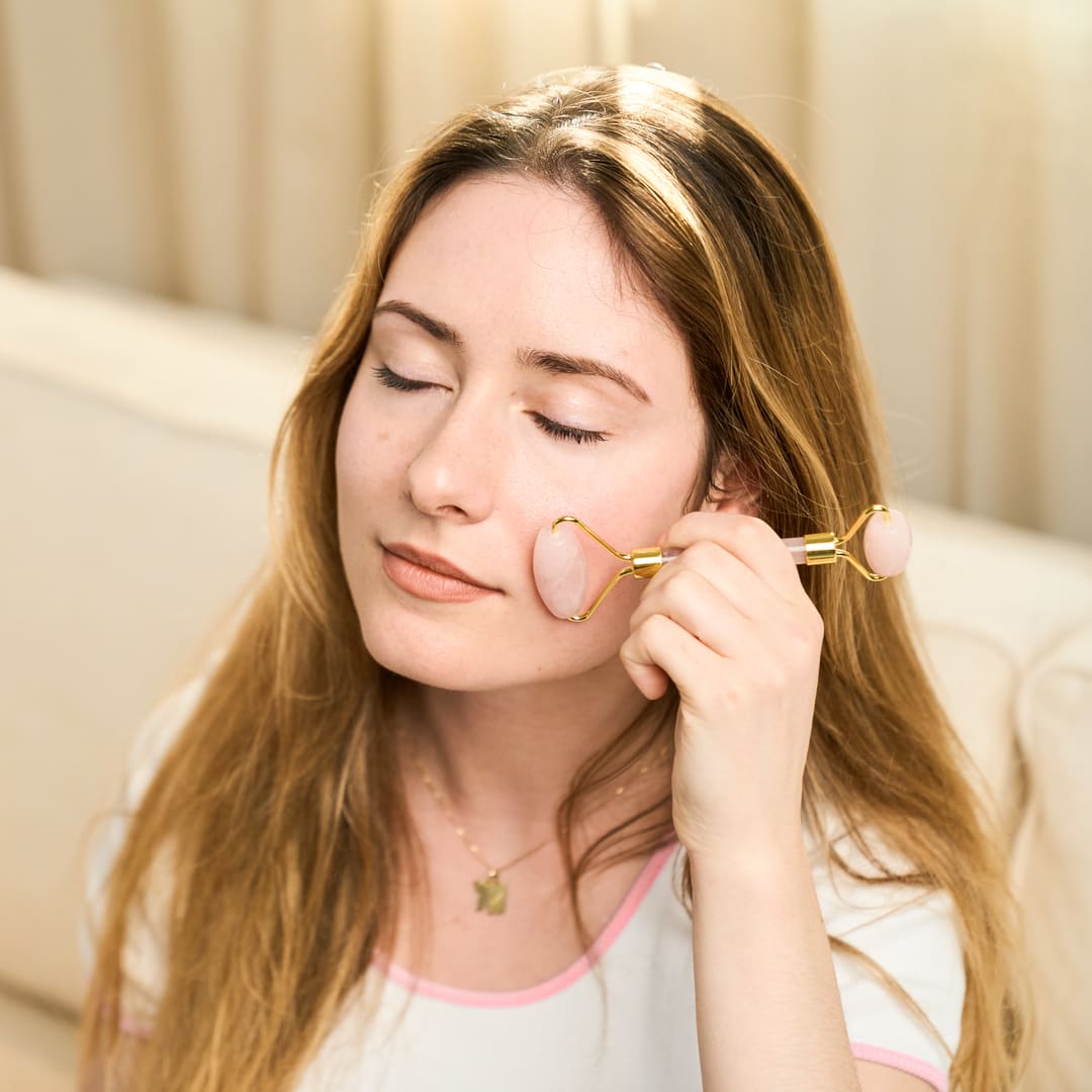 Gua Sha-sett + Vitamin F-olje