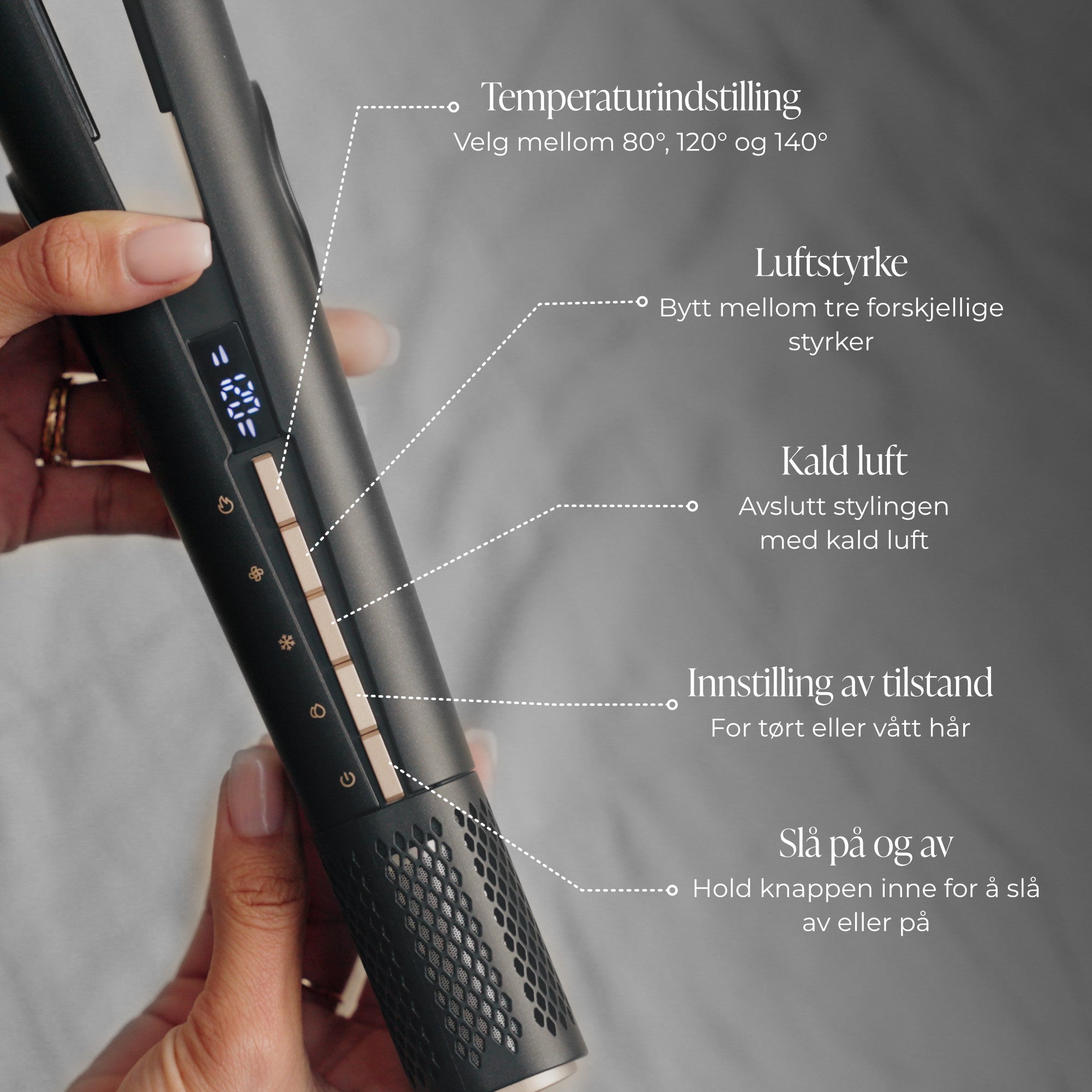 Comforth AeroStraight™ - Luftrettetang