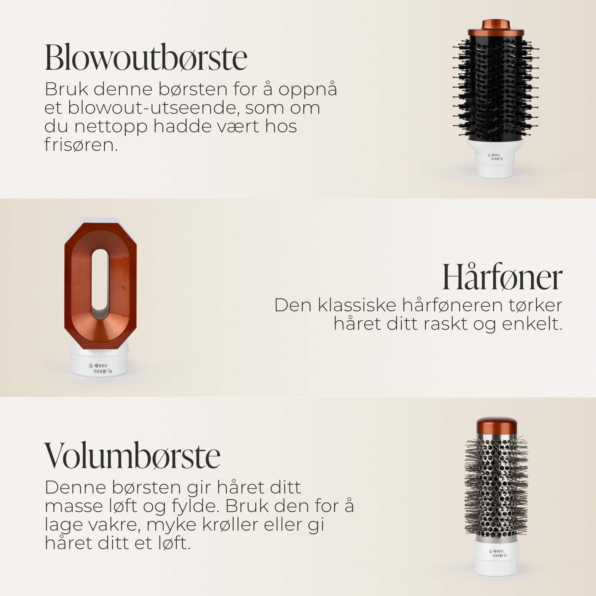 OUTLET: Comforth AirPro™ - 6-i-1 Hårføner