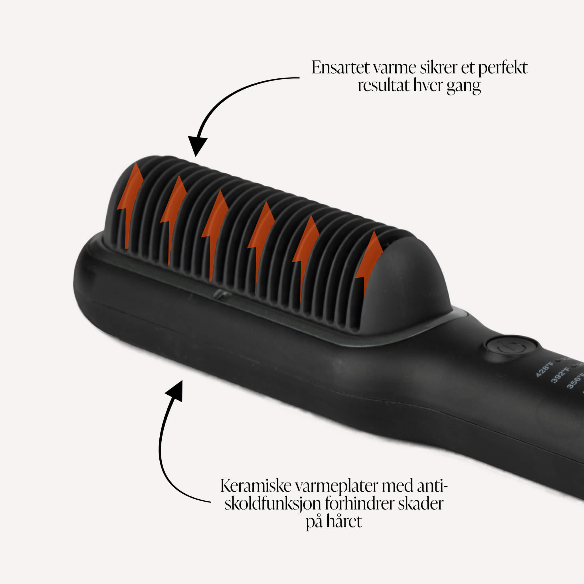 Comforth Smoothing Brush - 2-i-1 Kam og Glattebørste