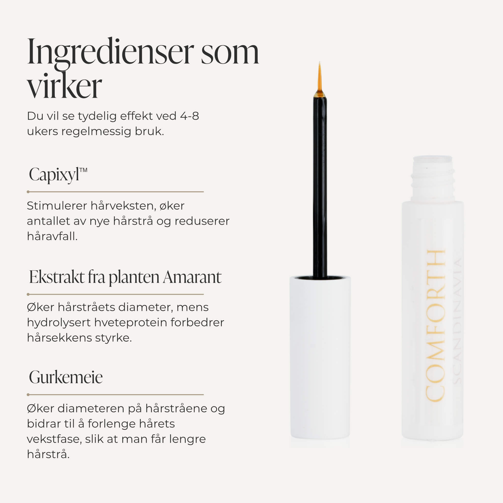 Comforth Vippe- og Brynserum 8 ml