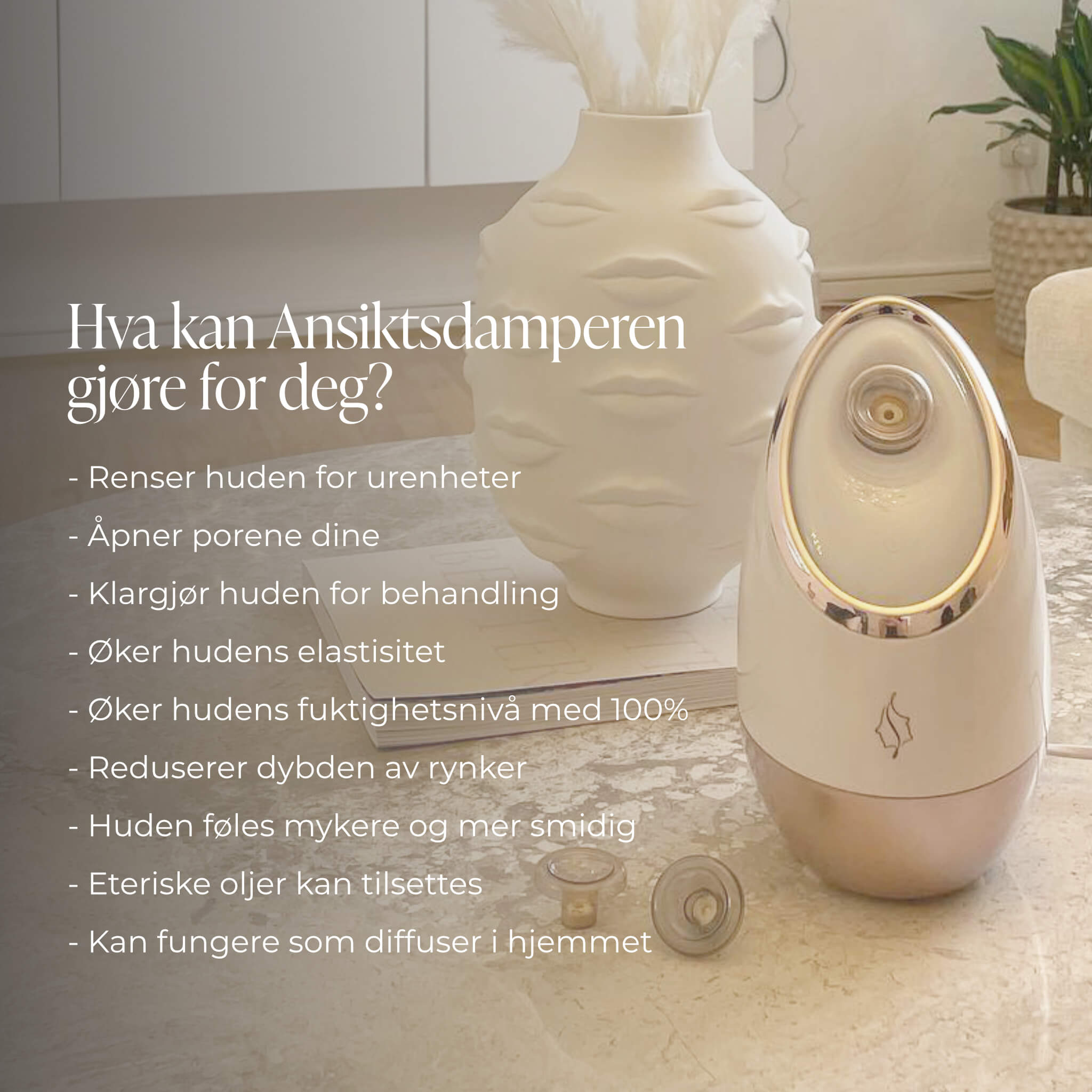 OUTLET: Comforth Nano-ionisk Ansiktsdamper