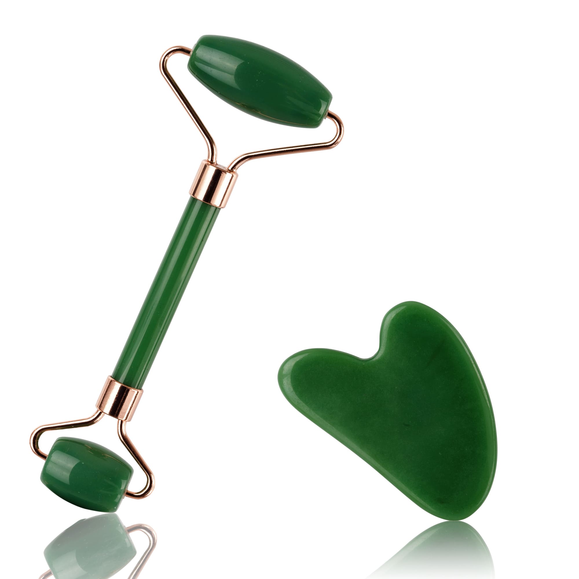 Gua Sha Sett m. Ansiktsruller