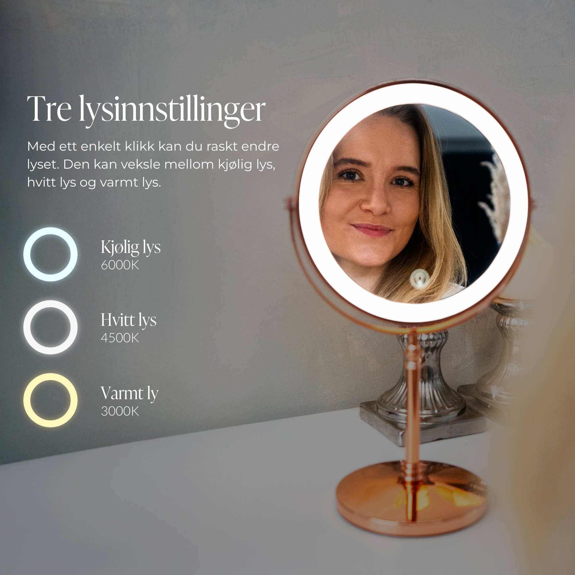 Comforth Makeup Mirror - Speil med sminkelys