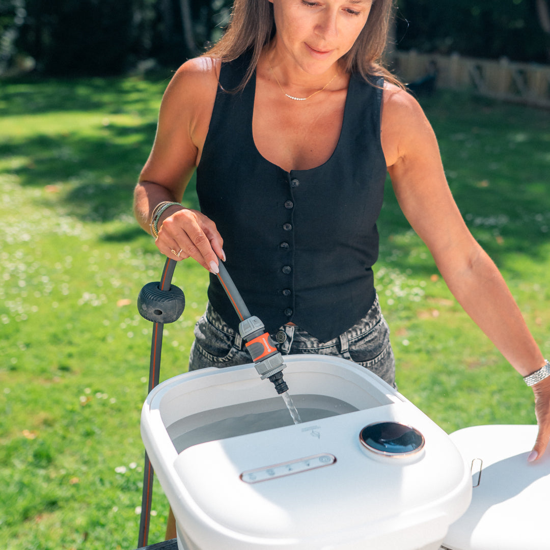 Comforth FootSpa Pro - Fotbad med rødt lys, varme & massasje