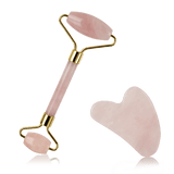 Gua Sha Sett m. Ansiktsruller
