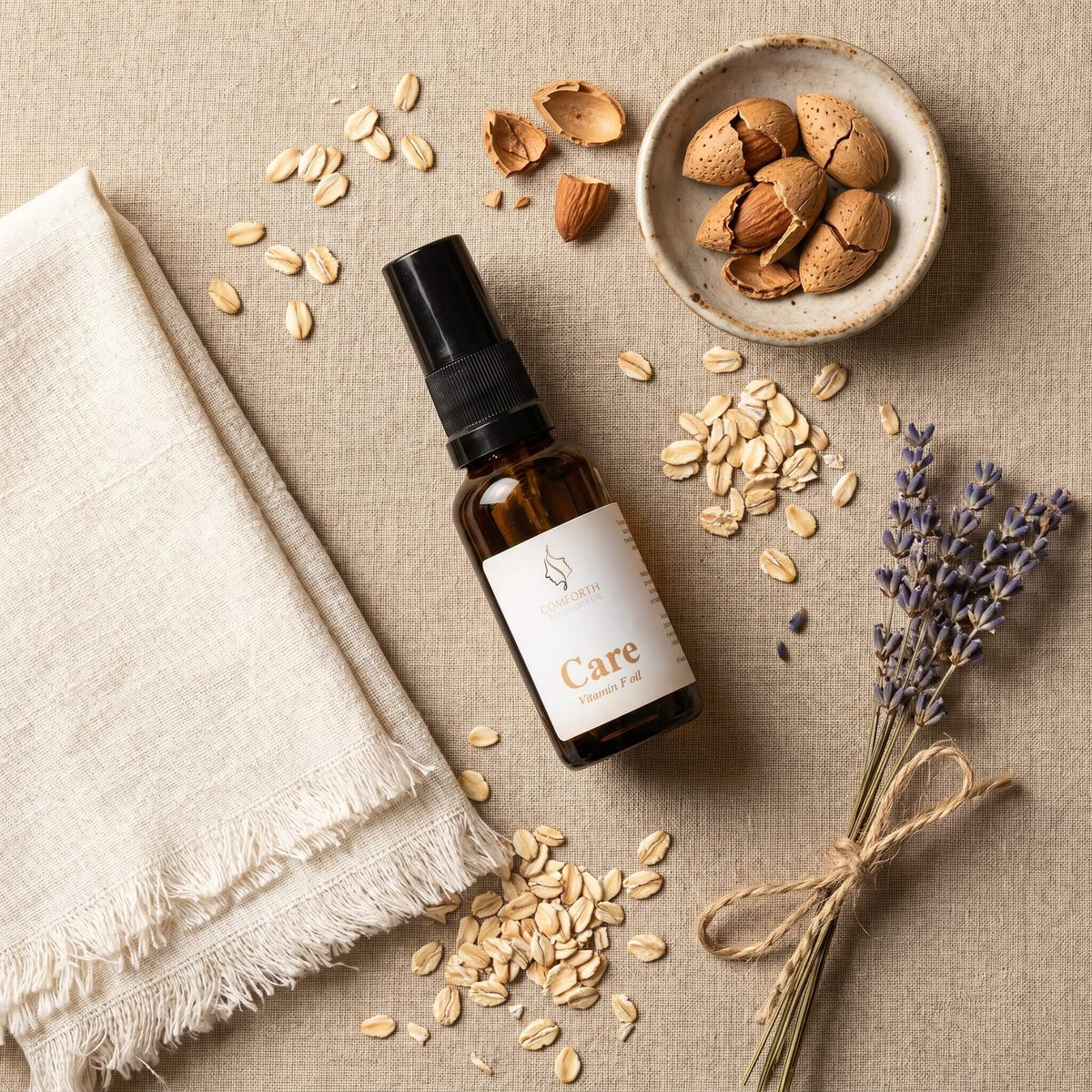 Comforth Care Vitamin F Oil med havre, nøtter og lavendel